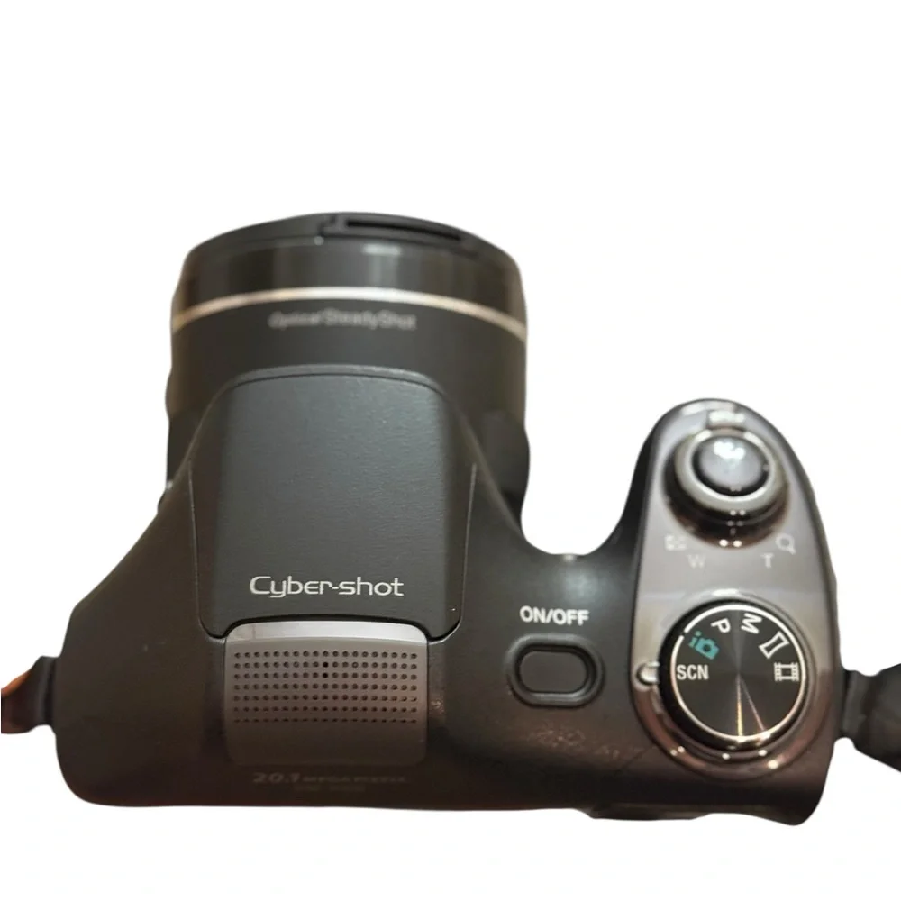 Sony Black Digital Camera with Strap